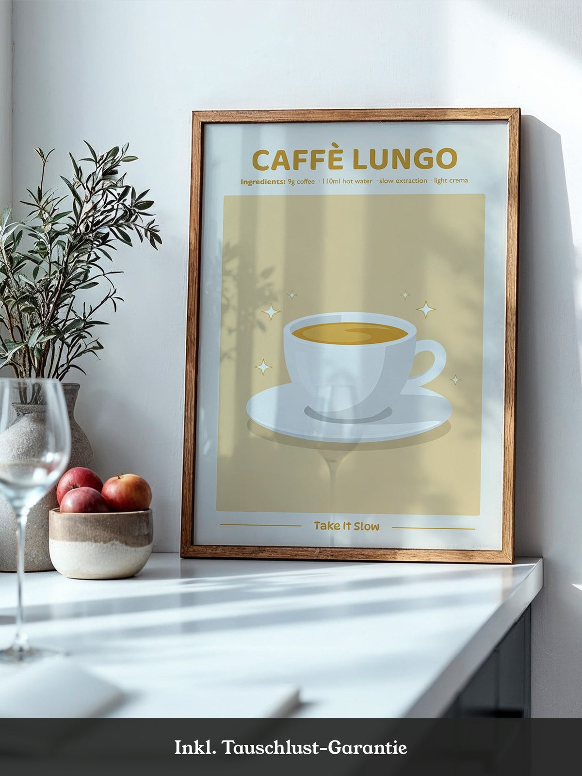 Caffè Lungo Tasse Illustration
