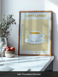 Caffè Lungo Tasse Illustration