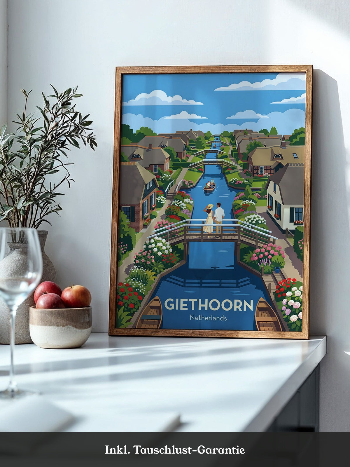 Giethoorn Kanäle Sommeridylle