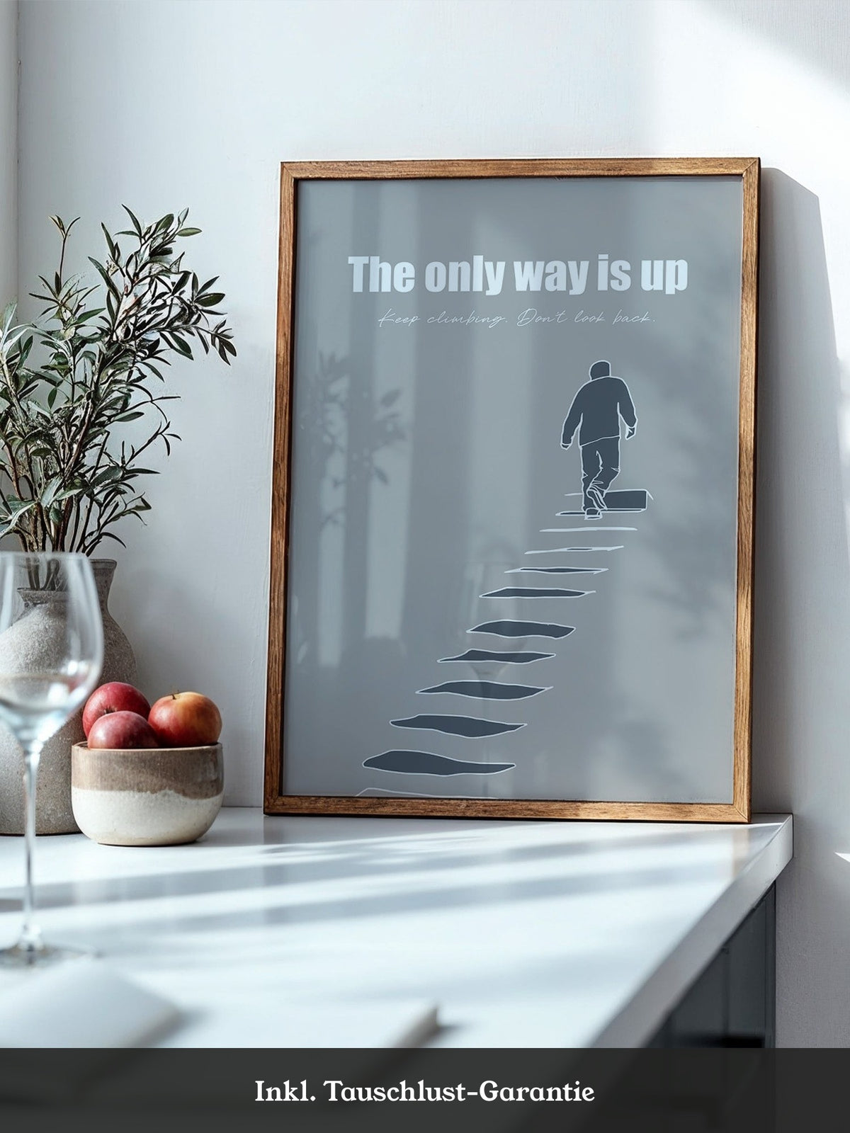Mensch Treppe Silhouette Grau