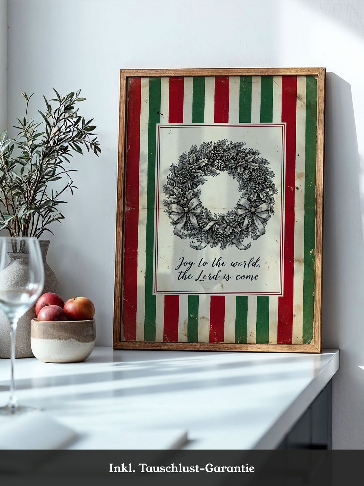 Weihnachtskranz Vintage