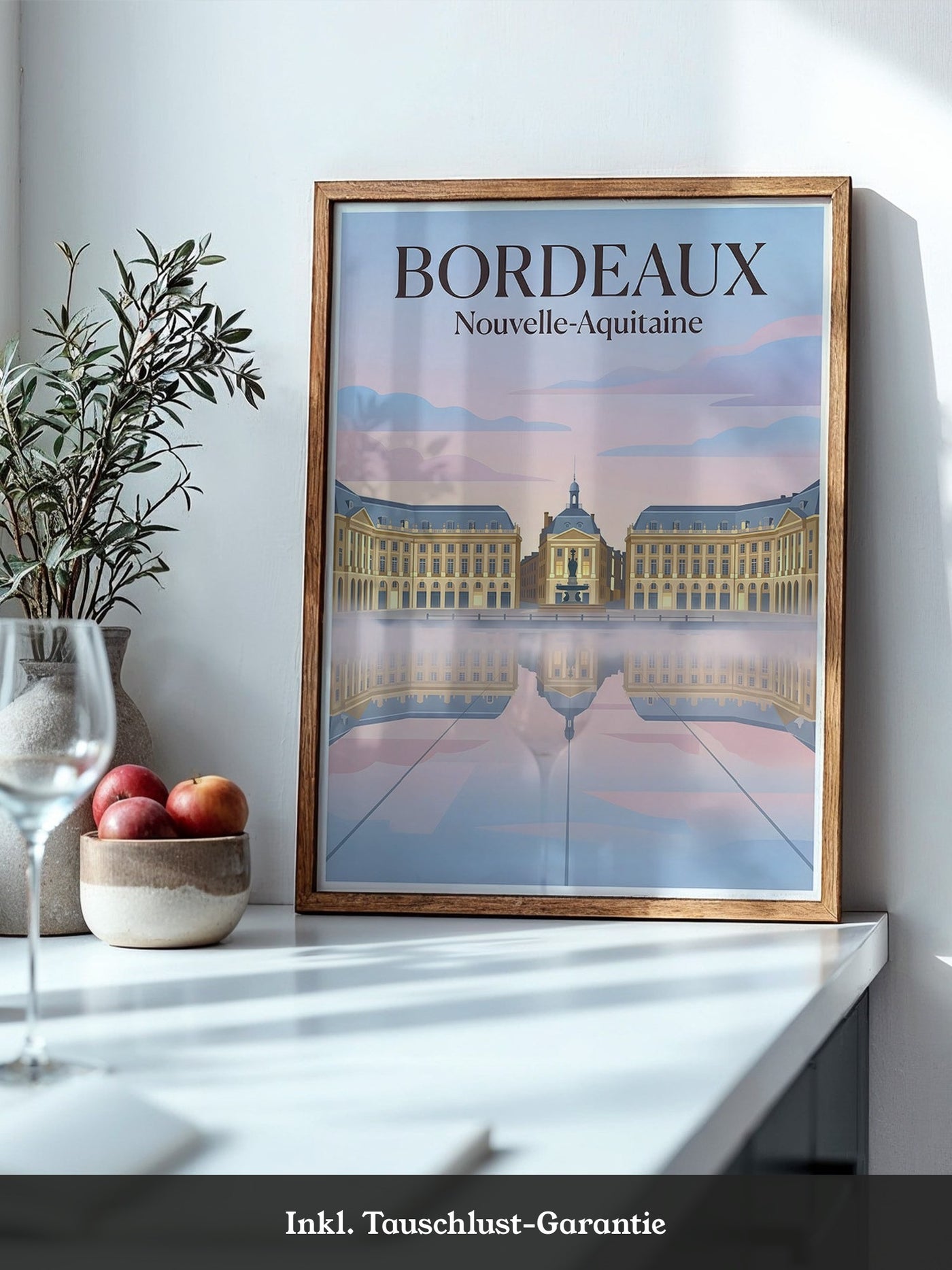 Bordeaux Architektur Pastellfarben