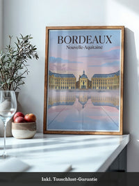 Bordeaux Architektur Pastellfarben