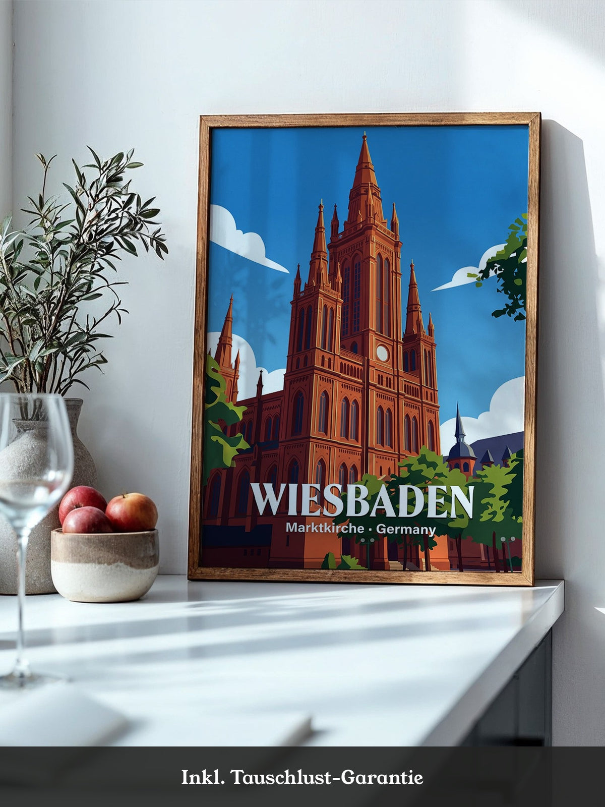 Marktkirche Wiesbaden Rot Gotik