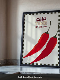 Rote Chili Schoten Illustration