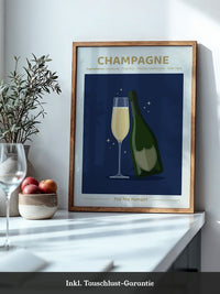 Champagnerflasche Elegant Gold