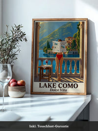 Lake Como Zeitung Sonnenbalkon