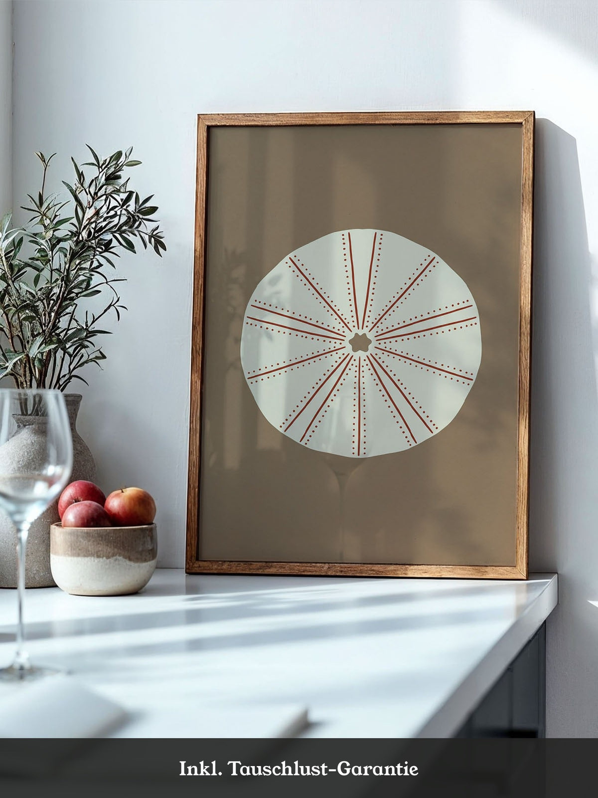 Geometrische Sonne Minimalistisch