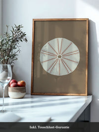 Geometrische Sonne Minimalistisch