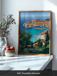 Dubrovnik Küste Pastellfarben