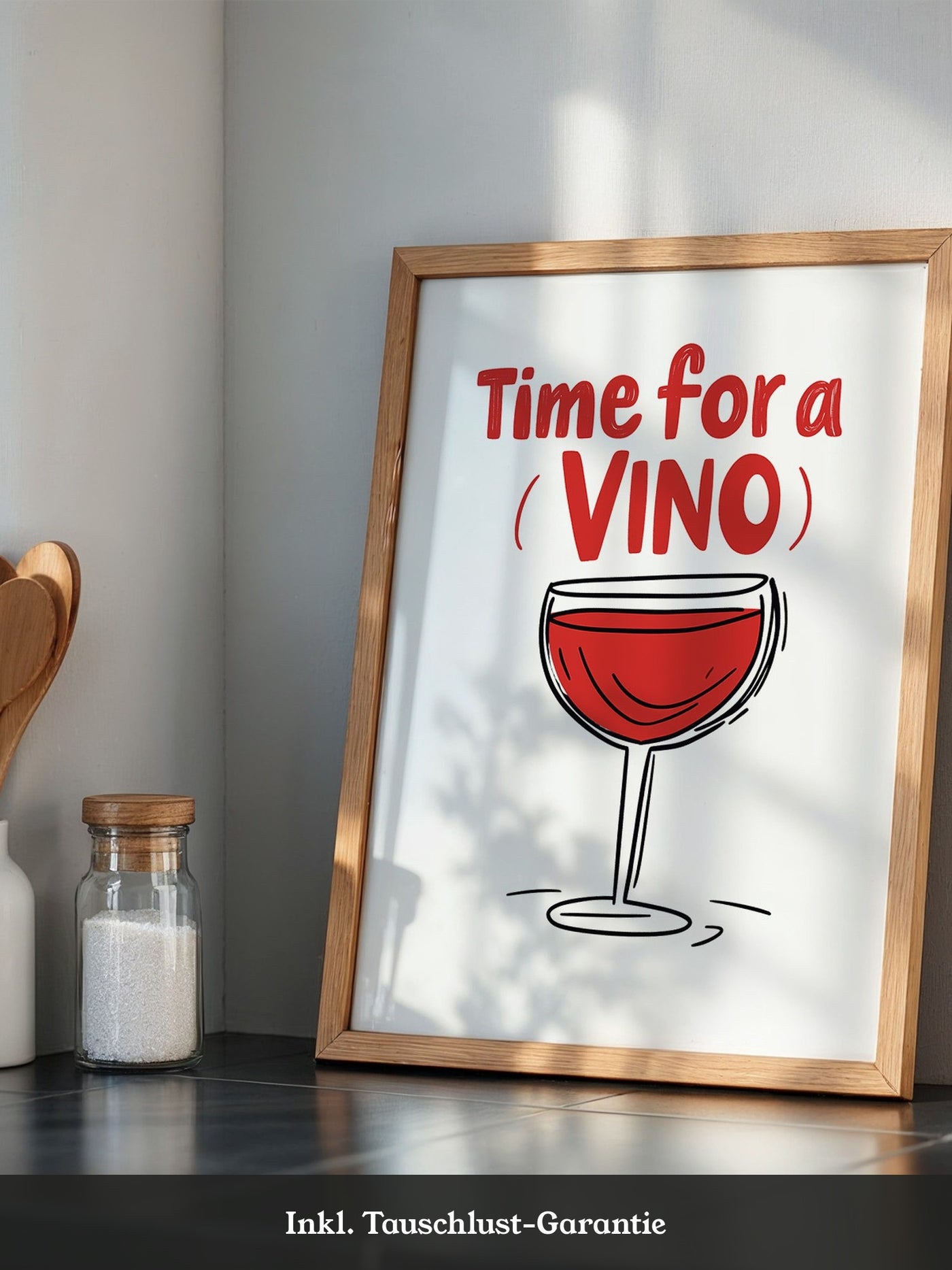 Weinglas Rot Vintage-Stil