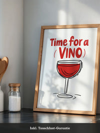 Weinglas Rot Vintage-Stil