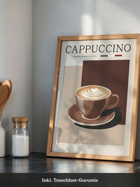 Cappuccino Tasse Retro Look