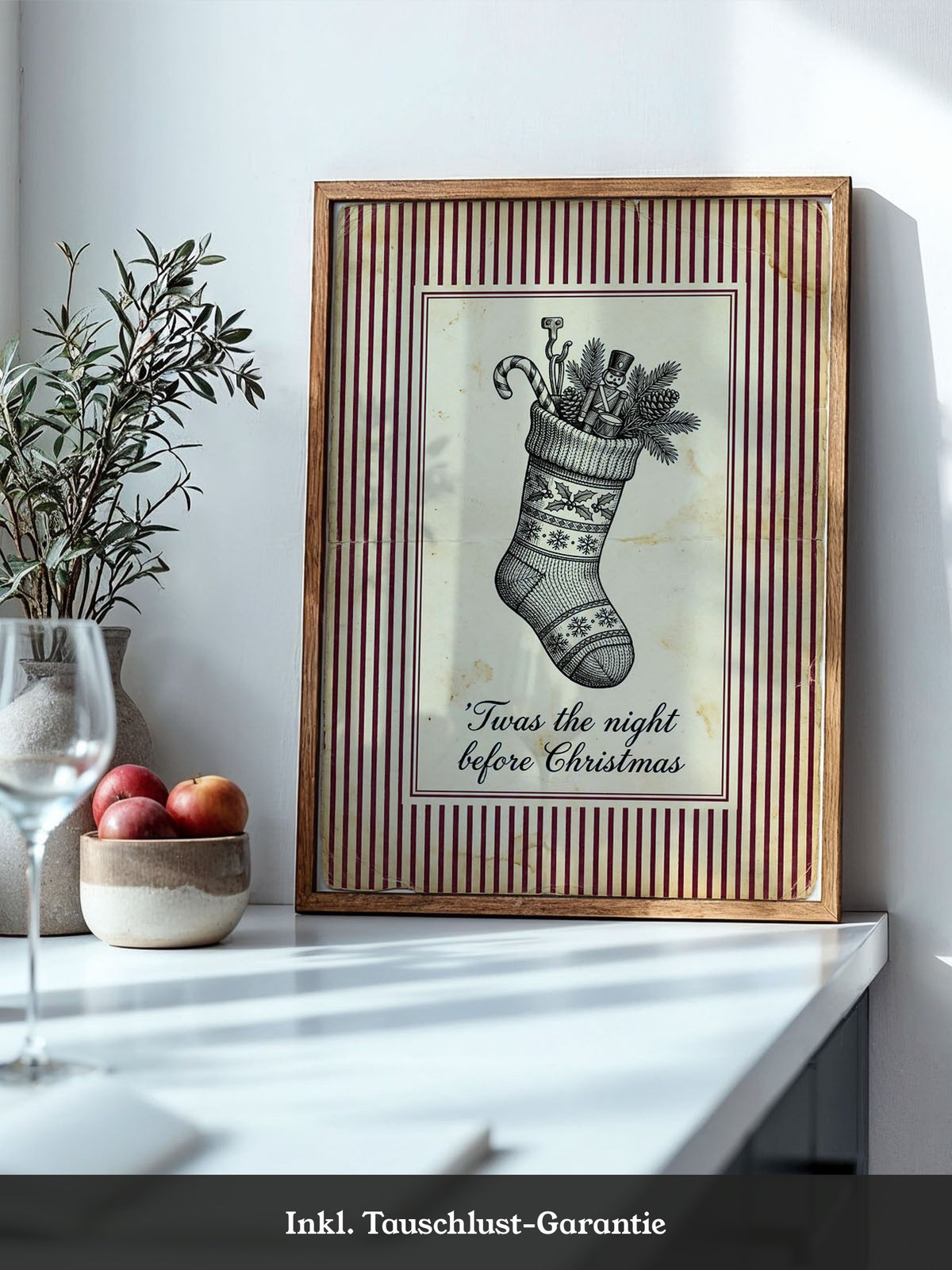 Vintage Weihnachtsstrumpf