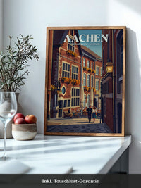 Aachener Altstadt Gasse Retro