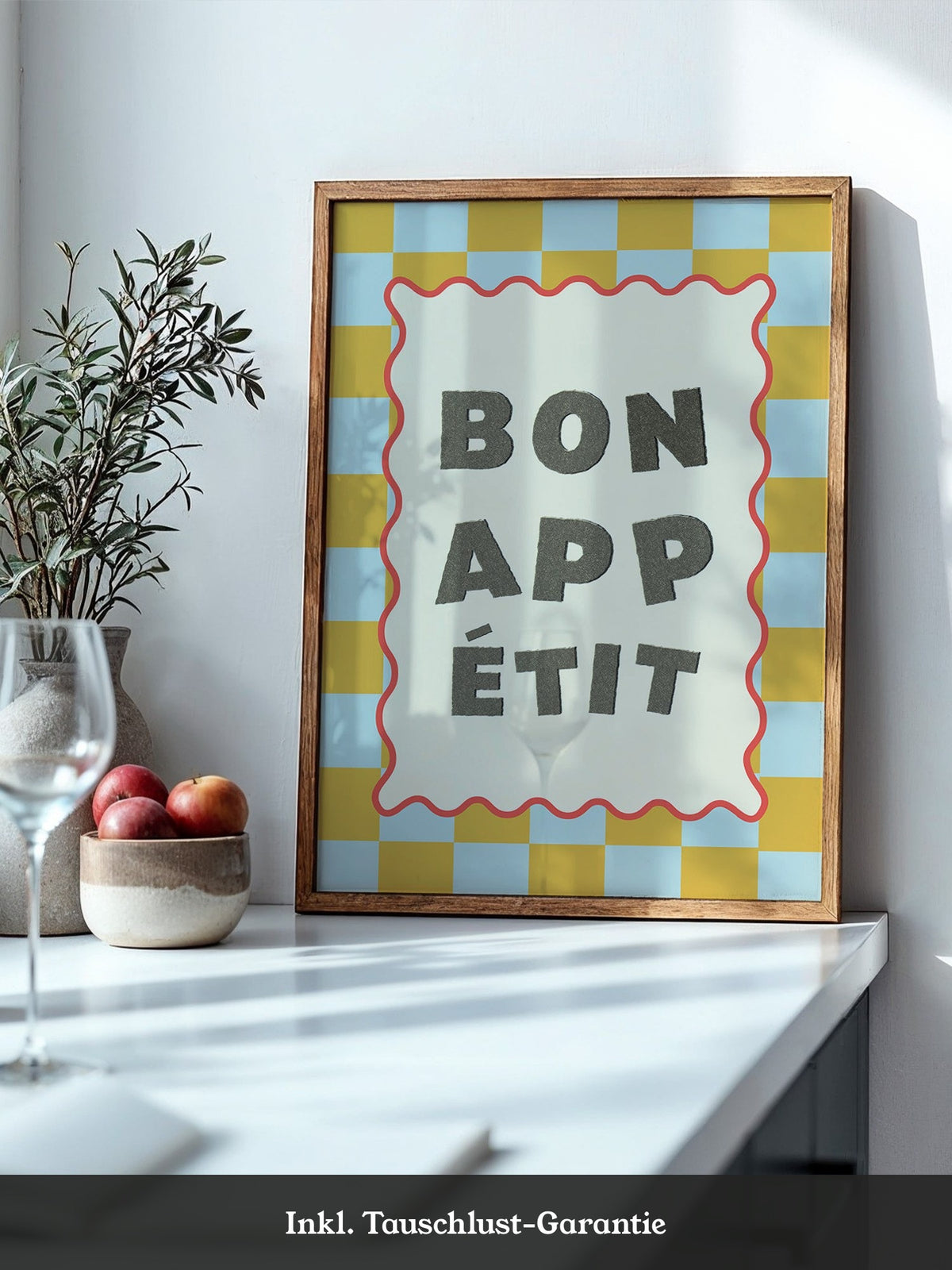 Bon Appetit Karomuster Retro