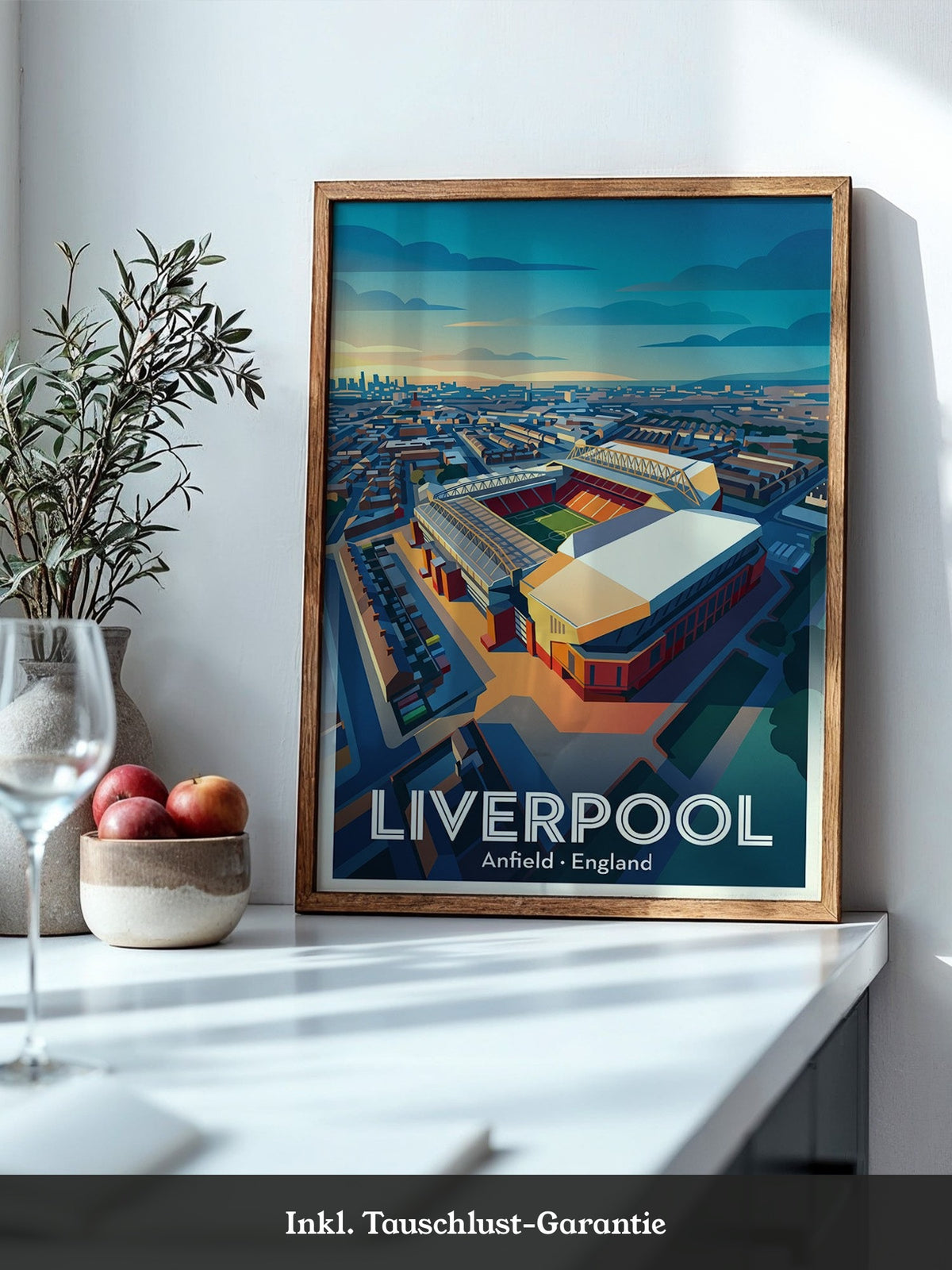 Anfield Stadium Sonnenuntergang