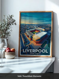 Anfield Stadium Sonnenuntergang