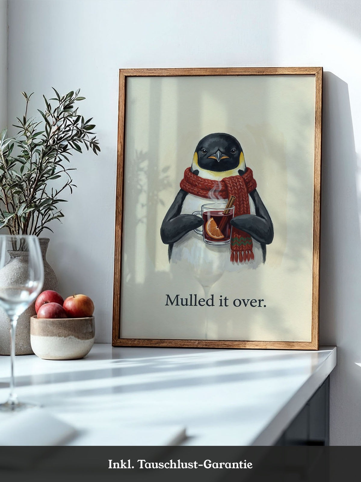 Pinguin Winter Illustration