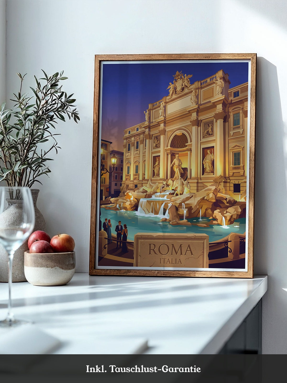 Trevi Brunnen Abendstimmung