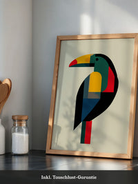 Tukan Bunt Geometrisch