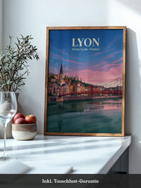 Lyon Altstadt Sonnenuntergang