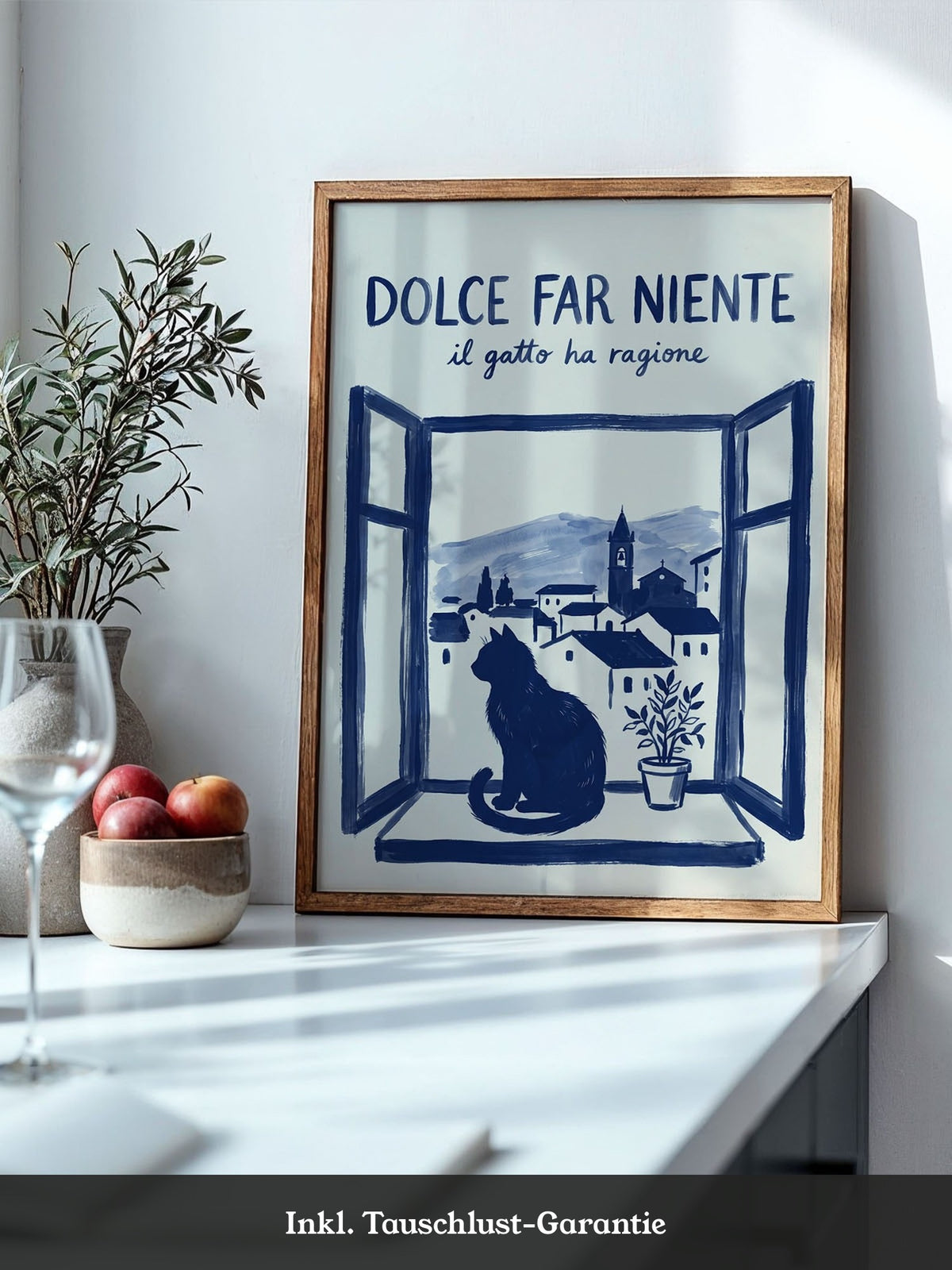 Katze Fensterblick Italienisch
