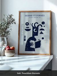 Geometrische Formen Figur Blau