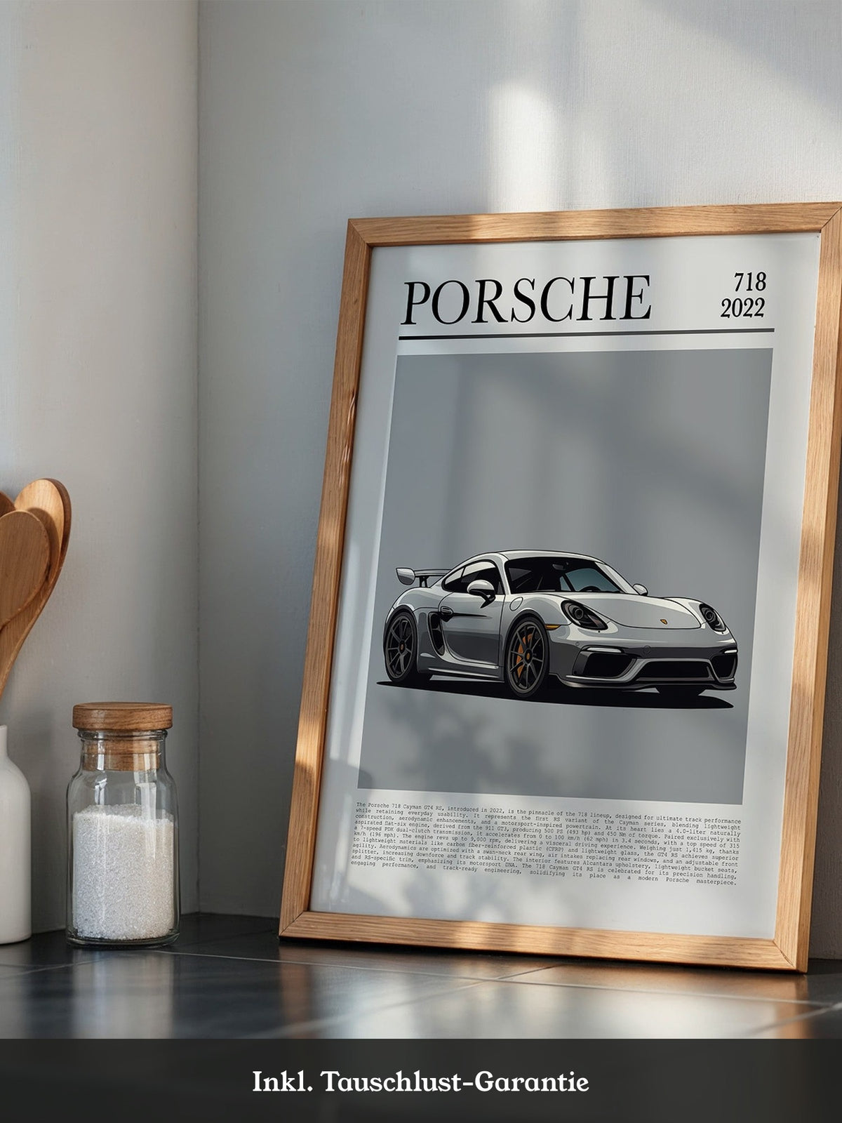 Porsche Cayman 718 Illustration