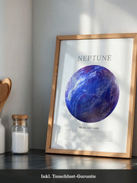 Neptun Kugel Blaues Universum