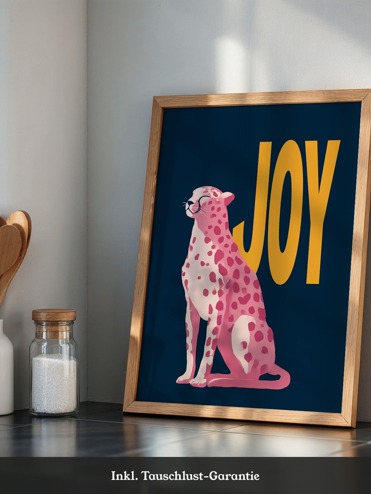 Leopardenfreude Pink Retro
