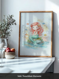 Kleine Meerjungfrau Aquarellfarben