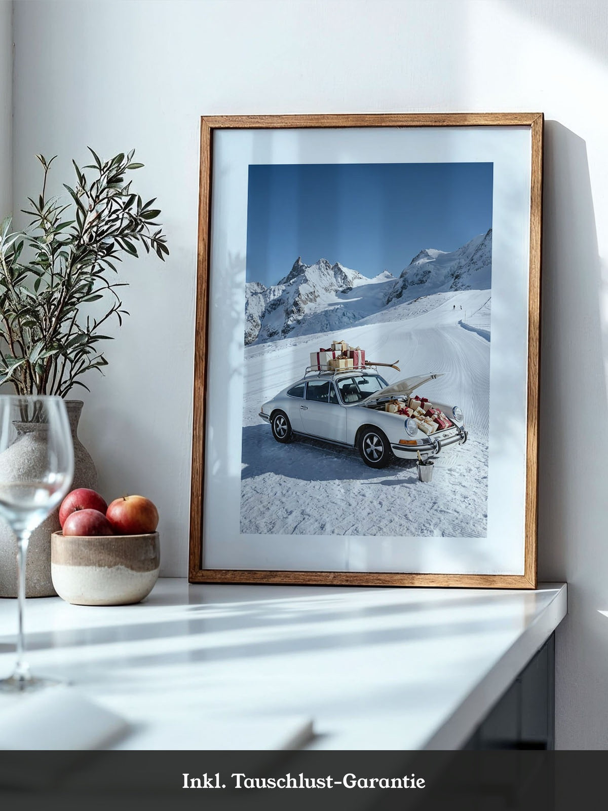 Sportwagen Winterstimmung