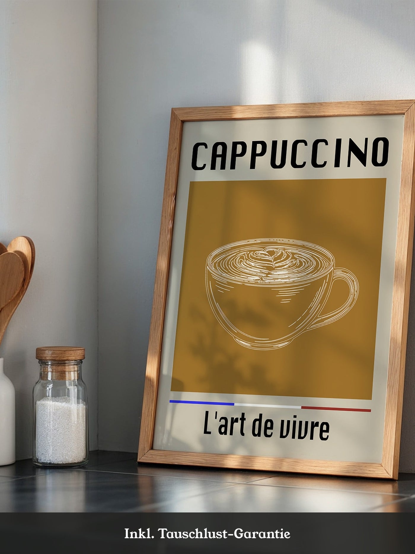 Cappuccino Tasse Minimalistisch
