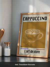 Cappuccino Tasse Minimalistisch