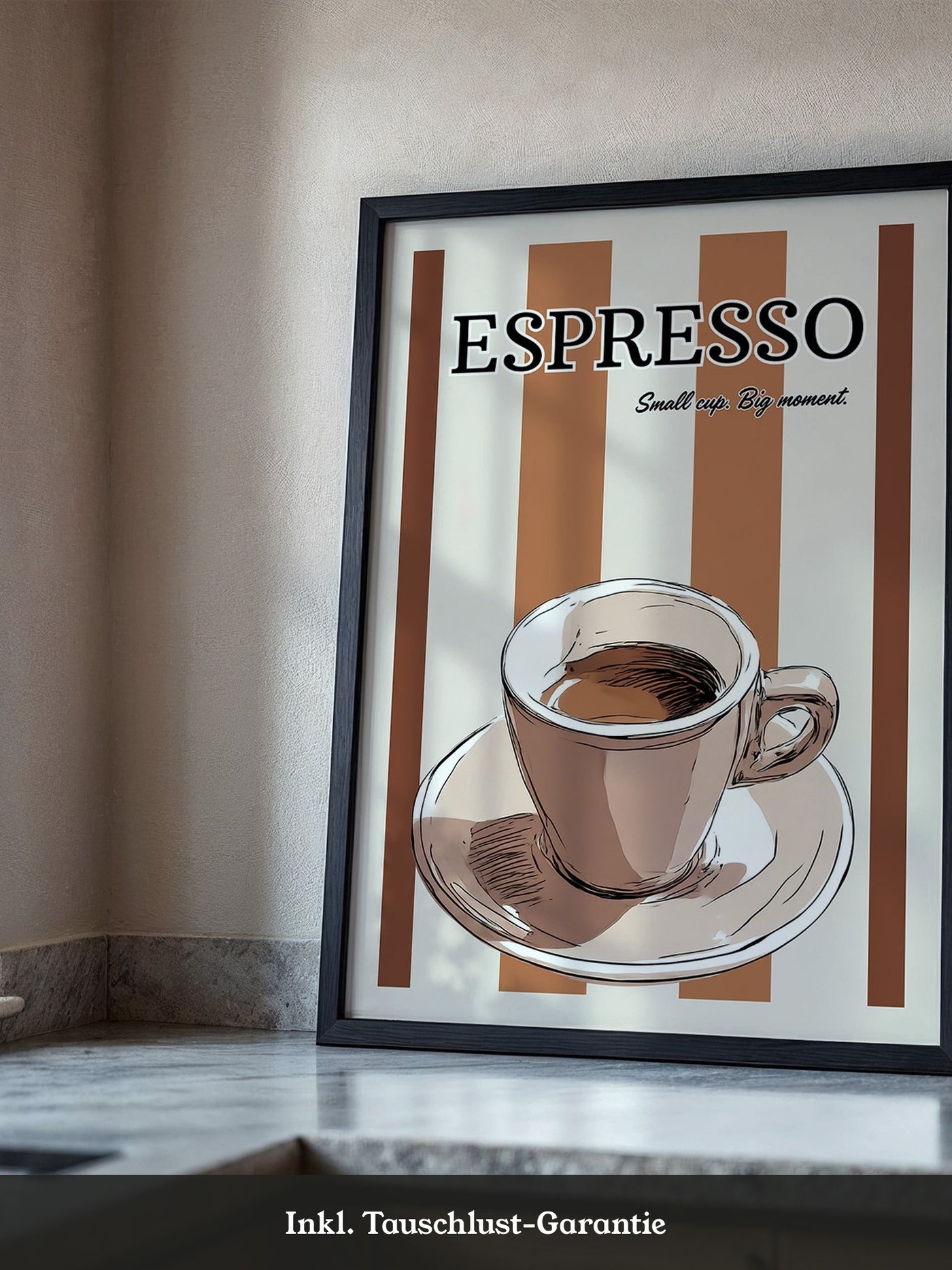 Espresso Tasse Retro Stil
