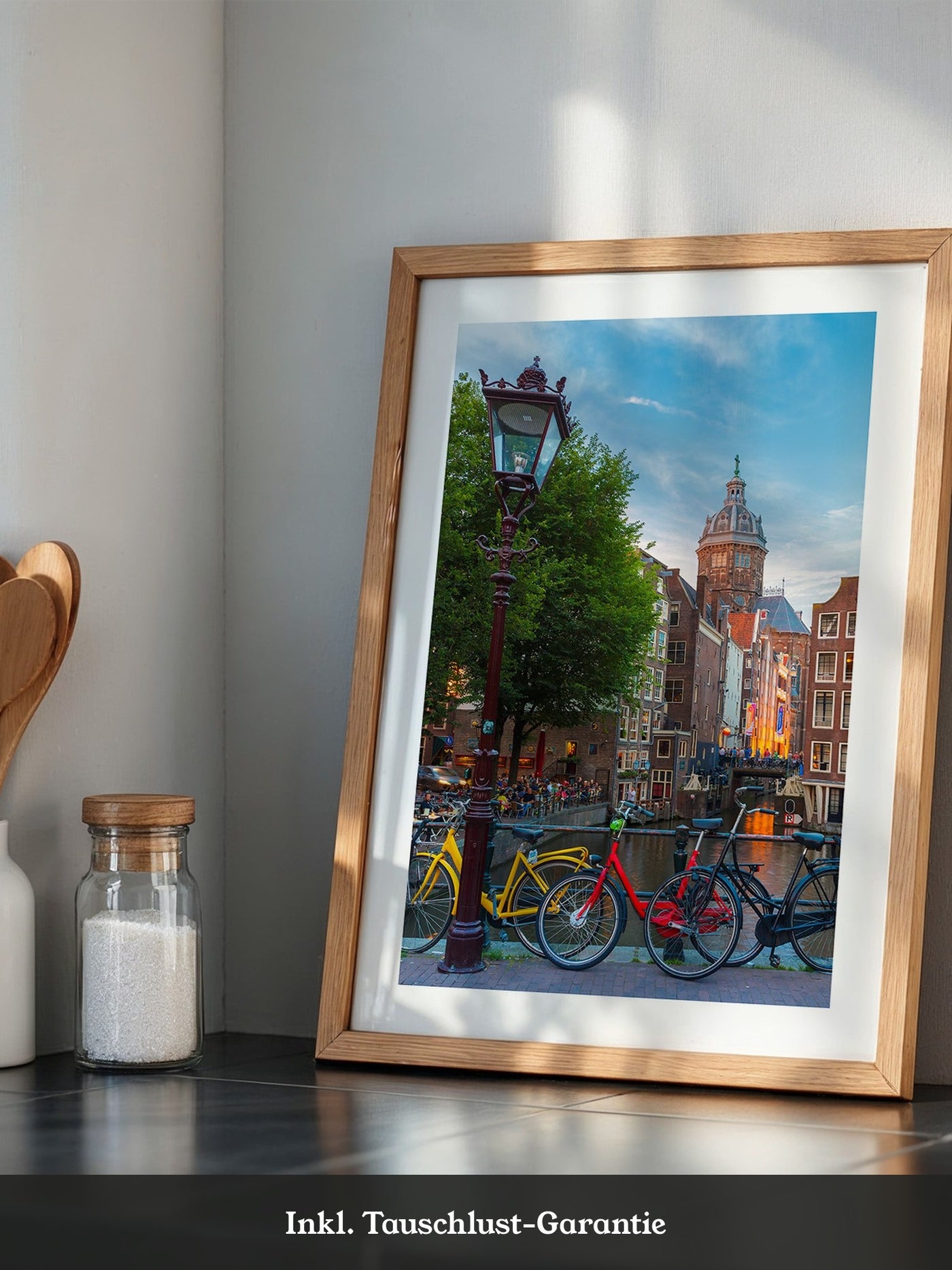 Amsterdam Fahrräder Kanalabend