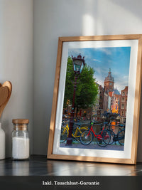Amsterdam Fahrräder Kanalabend