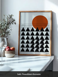 Sonnenaufgang Geometrie Minimalistisch