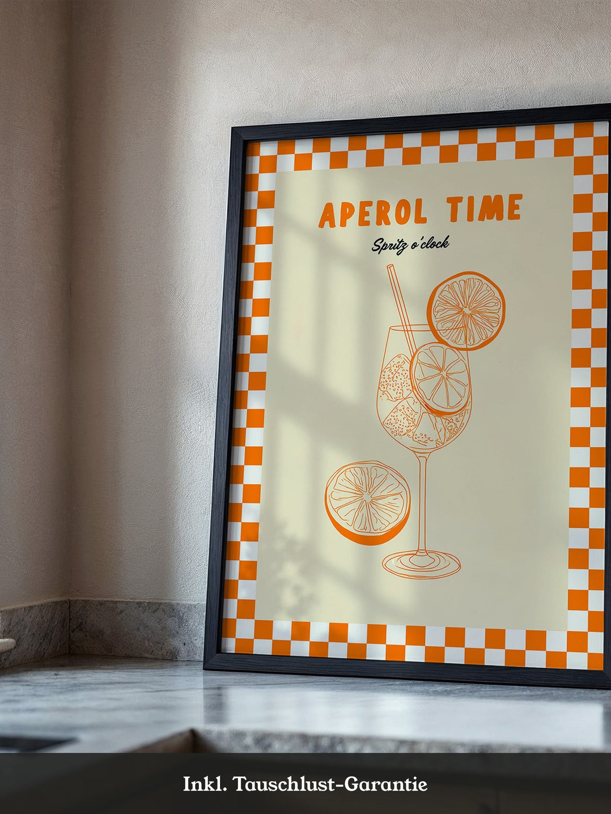 Aperol Spritz Illustration Retro
