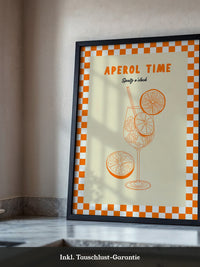 Aperol Spritz Illustration Retro