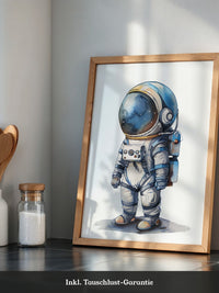 Astronaut Comic-Stil Farbig