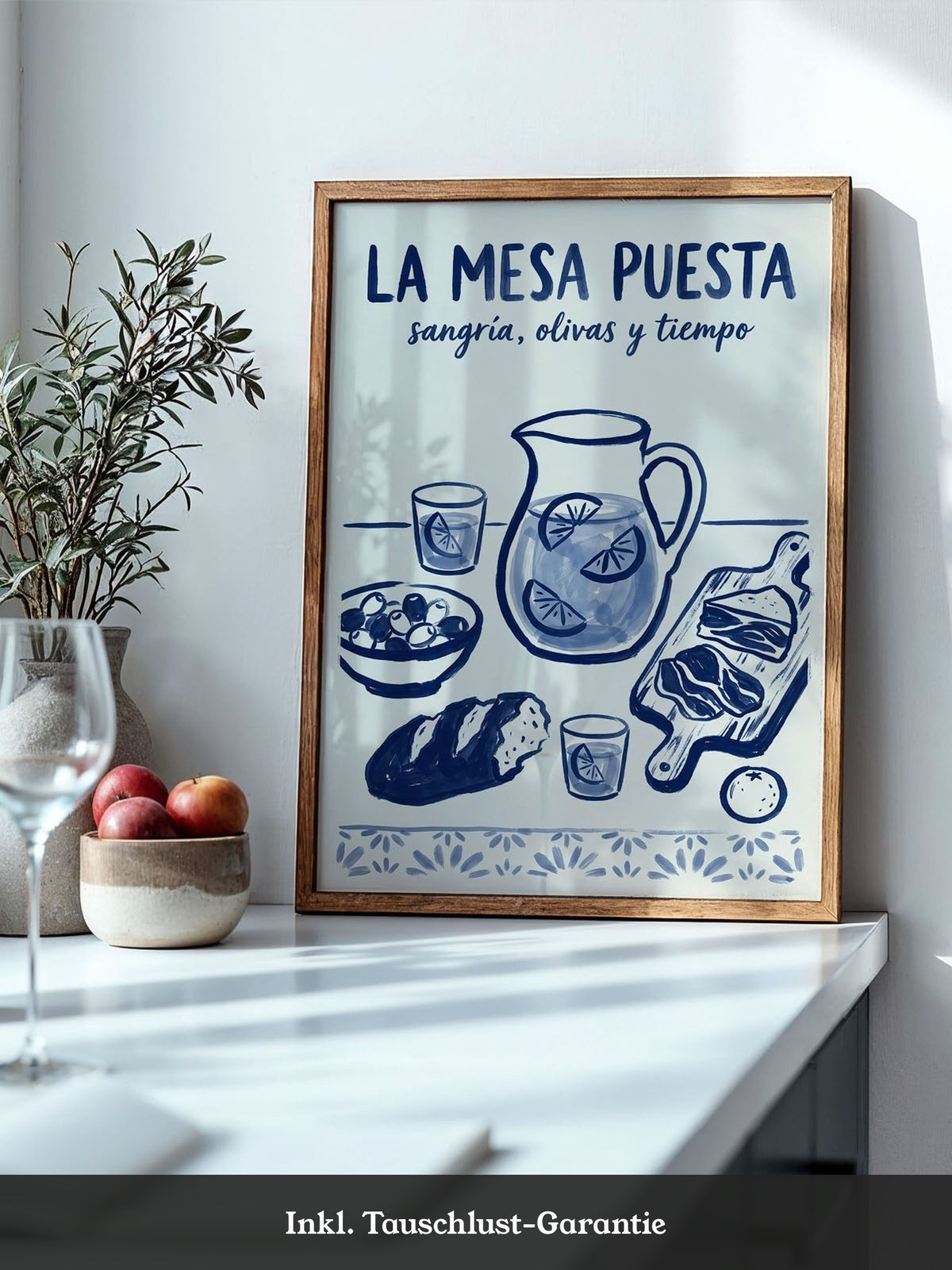 Mesa Puesta Sangría Olivas