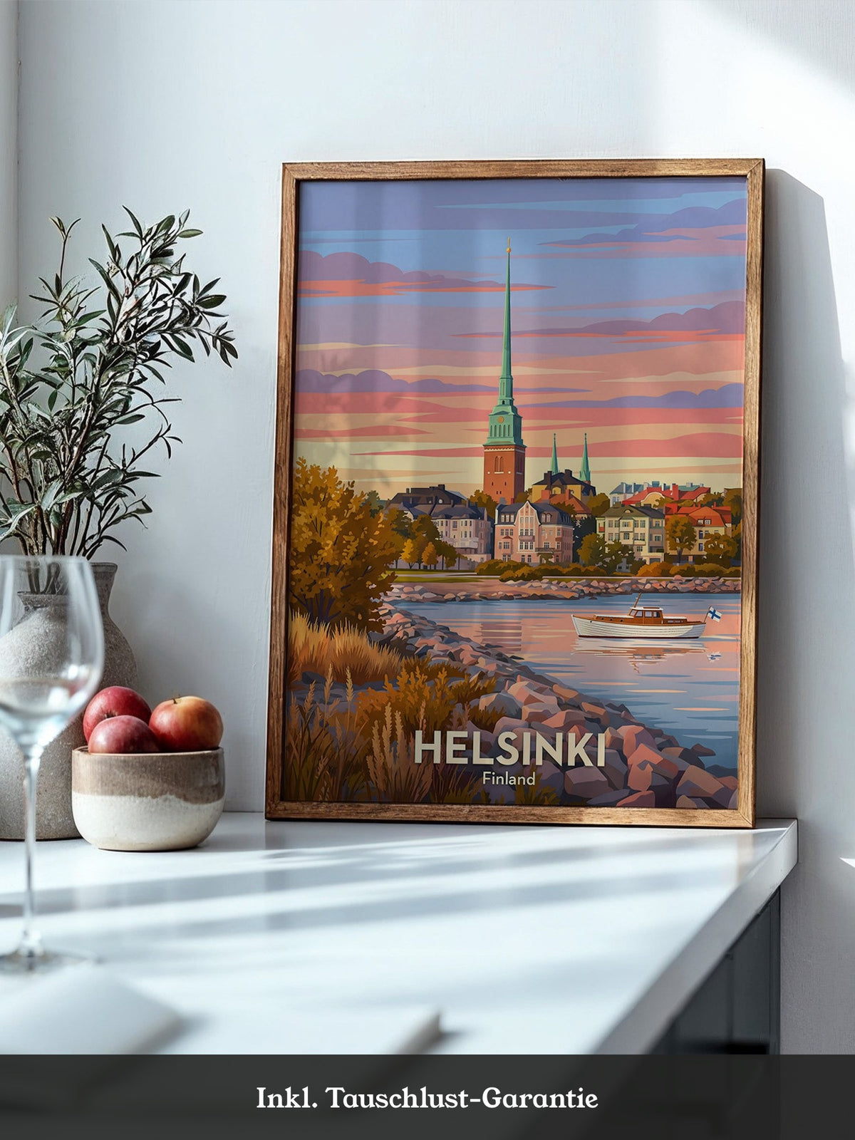 Helsinki Abendrot Skandinavisch