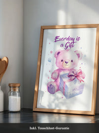 Rosa Teddy Pastell Geschenk