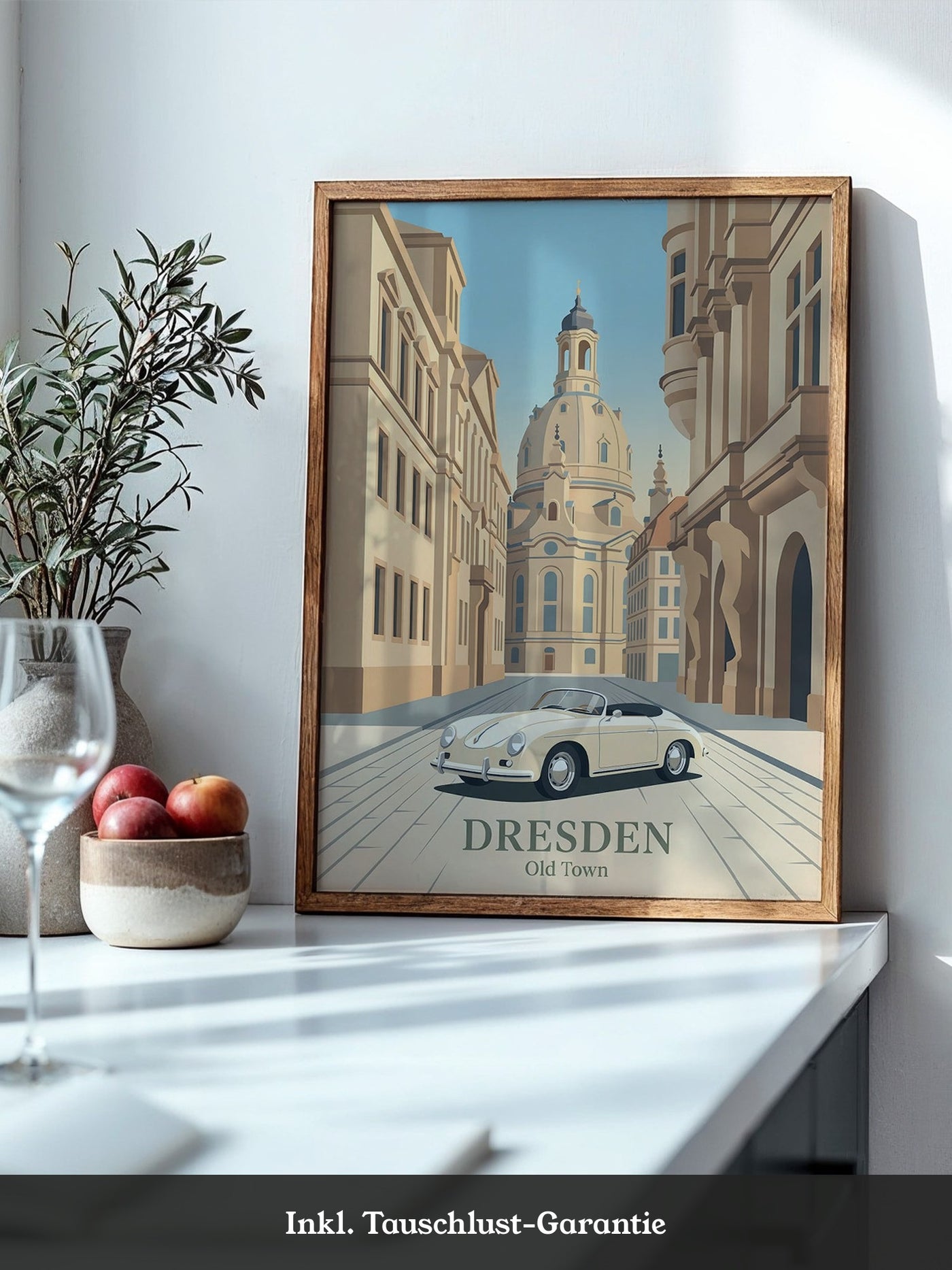 Dresden Altstadt Retroauto