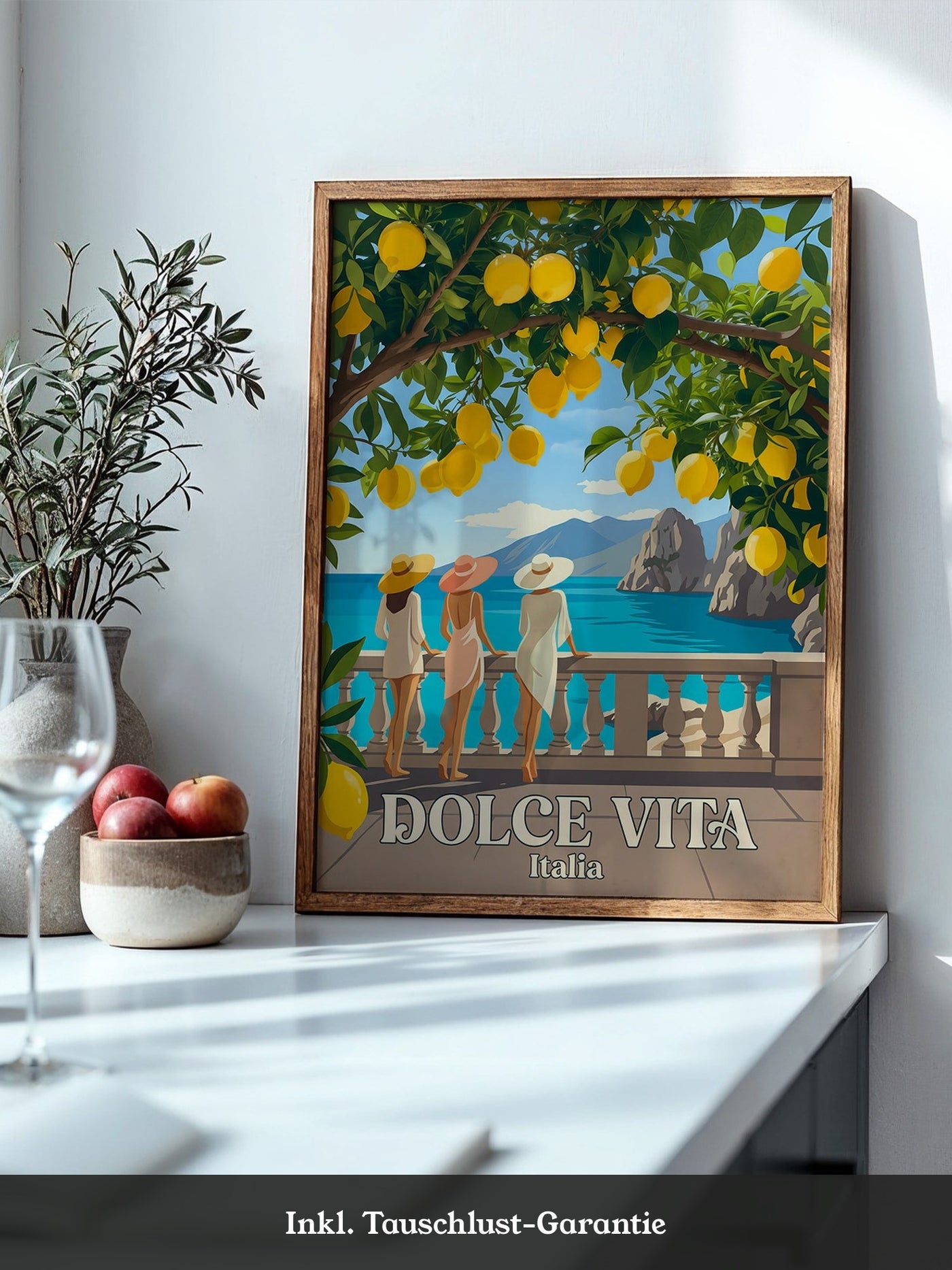Limonen Küste Italien Retro