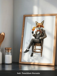 Fuchs im Anzug elegant