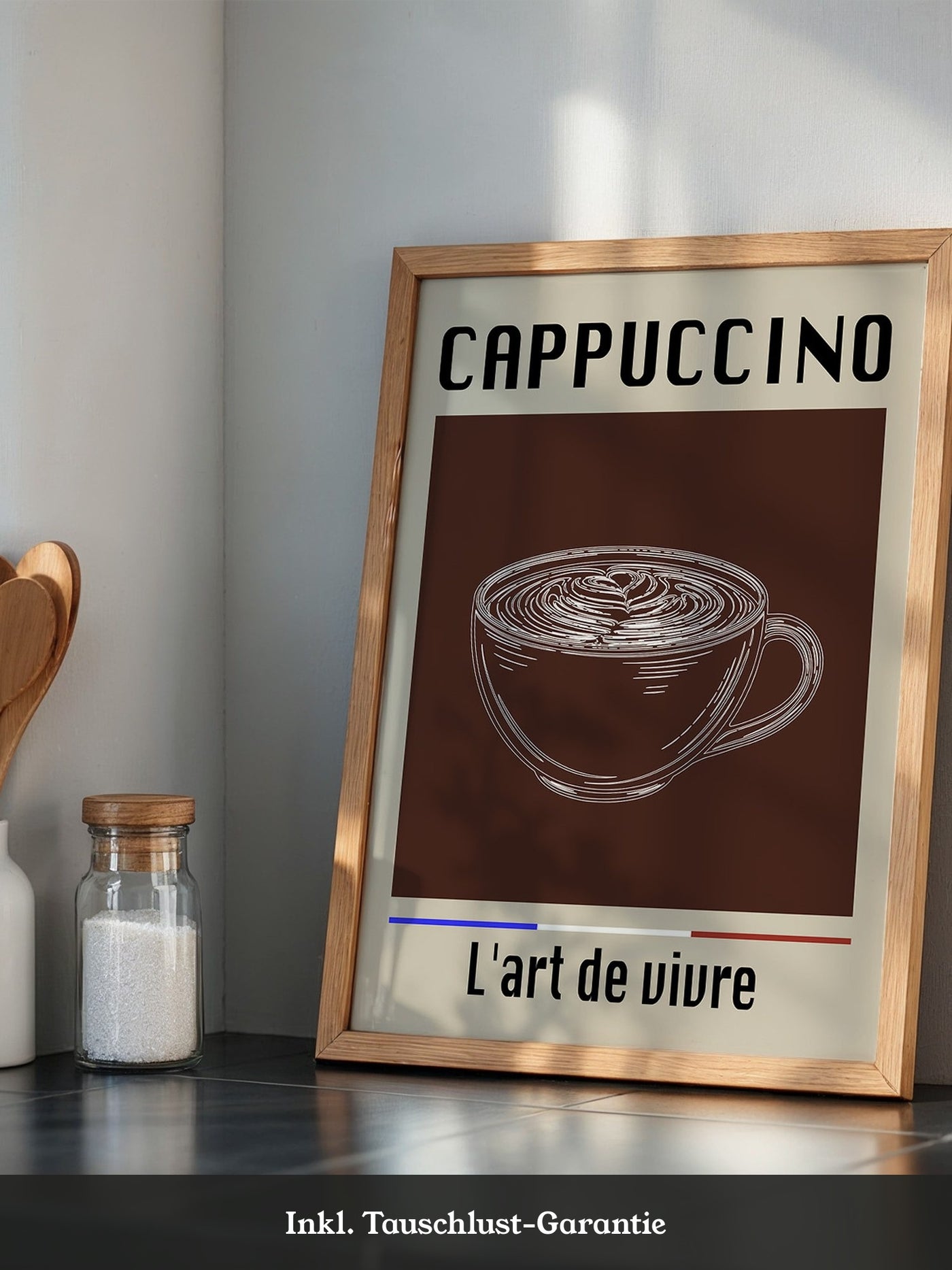 Cappuccino Tasse Retro-Stil