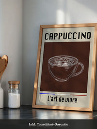 Cappuccino Tasse Retro-Stil